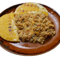 Arepa Con Huevos Pericos