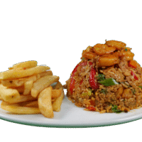 Arroz Salteado Con Camarón