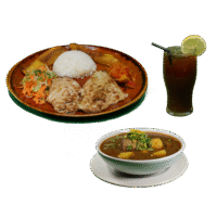 Combo Caldo De Pajarilla y Pollo a la Plancha
