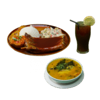 Combo Caldo De Pescado y Costillas BBQ